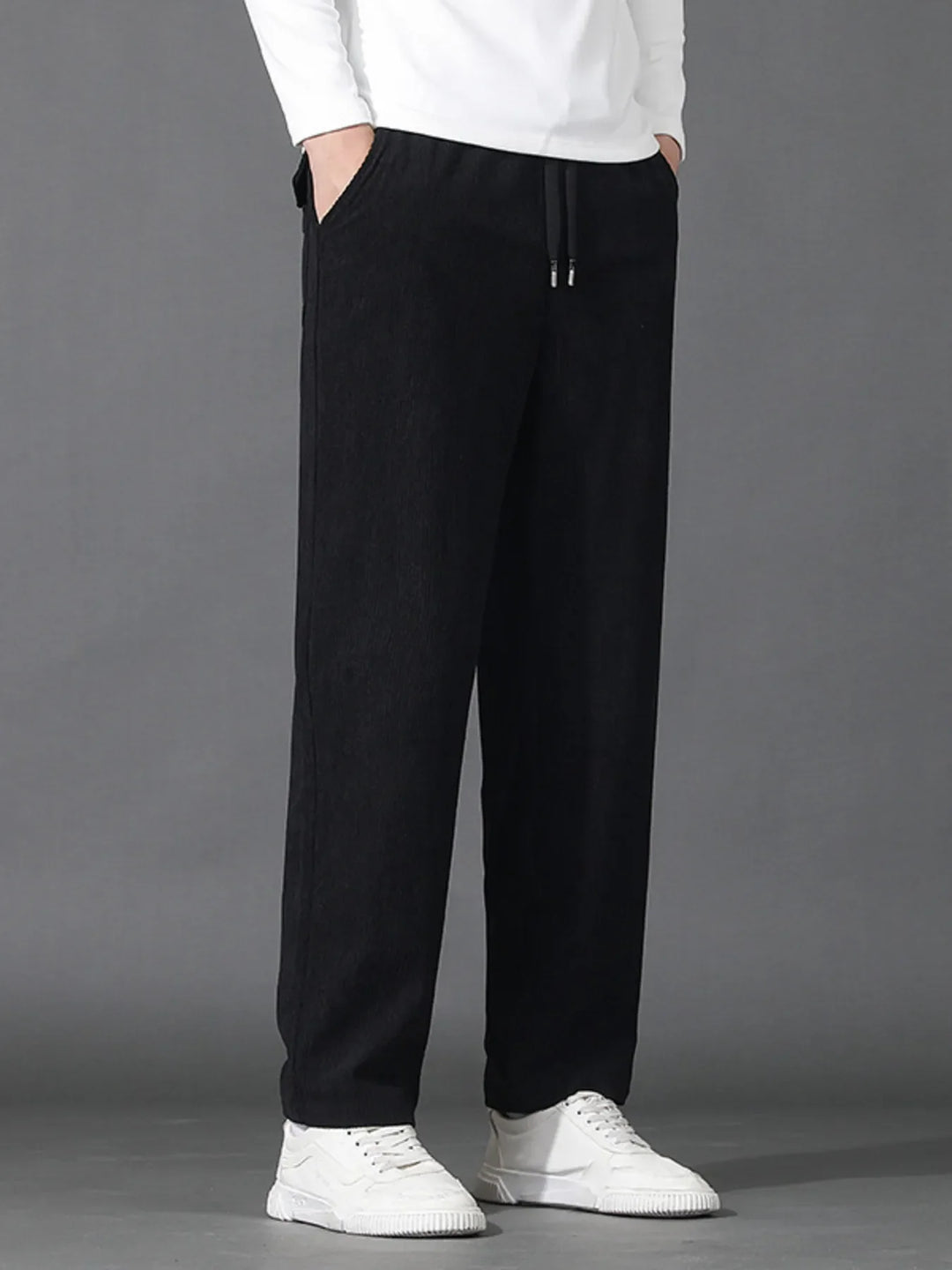 Men's Plus Size Drawstring Loose Fit Pants