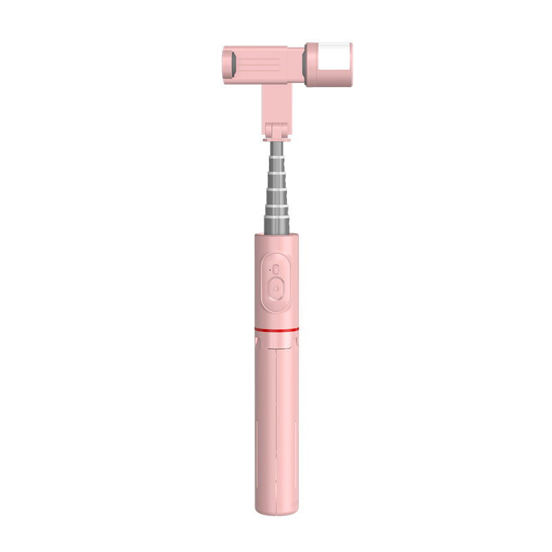 Mobile Phone Live Streaming Extension Pole Bluetooth Aluminum Alloy Desktop LED Fill Light Tripod Selfie Stick