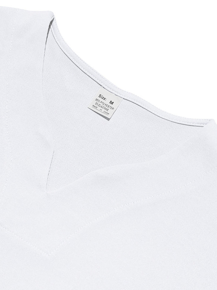Men's Full Size Casual V-Neck Short Sleeve T-Shirt Plus Size