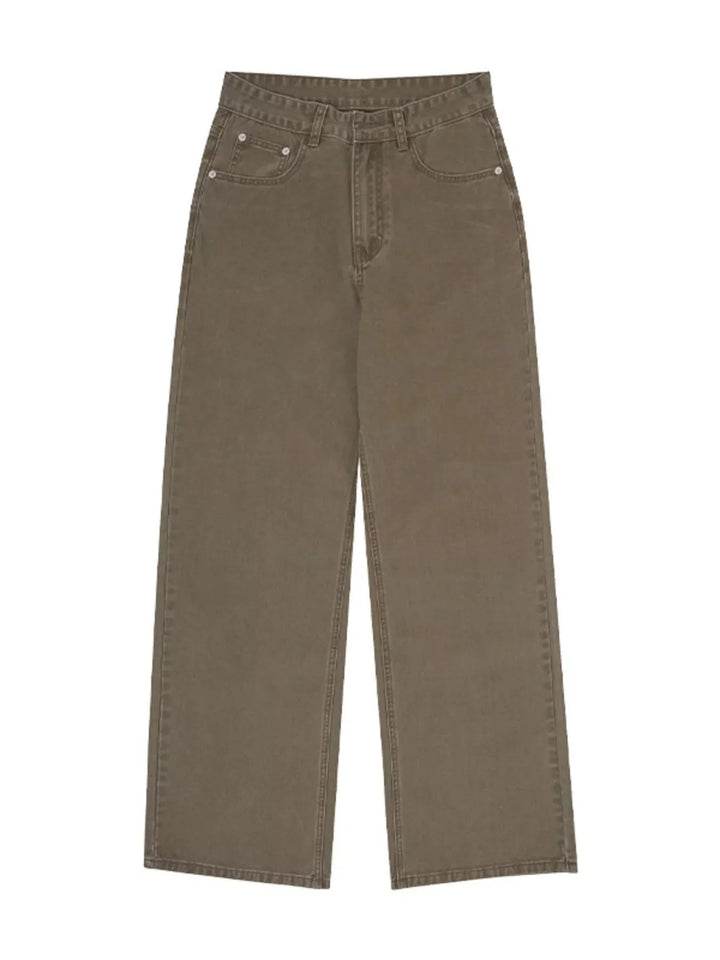 Men's Full Size Wide-Leg Pants Plus Size