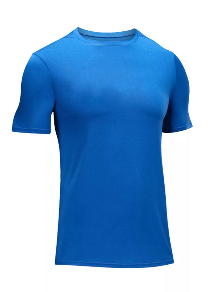 Men's Plus Size Round Neck Short Sleeve T-Shirt