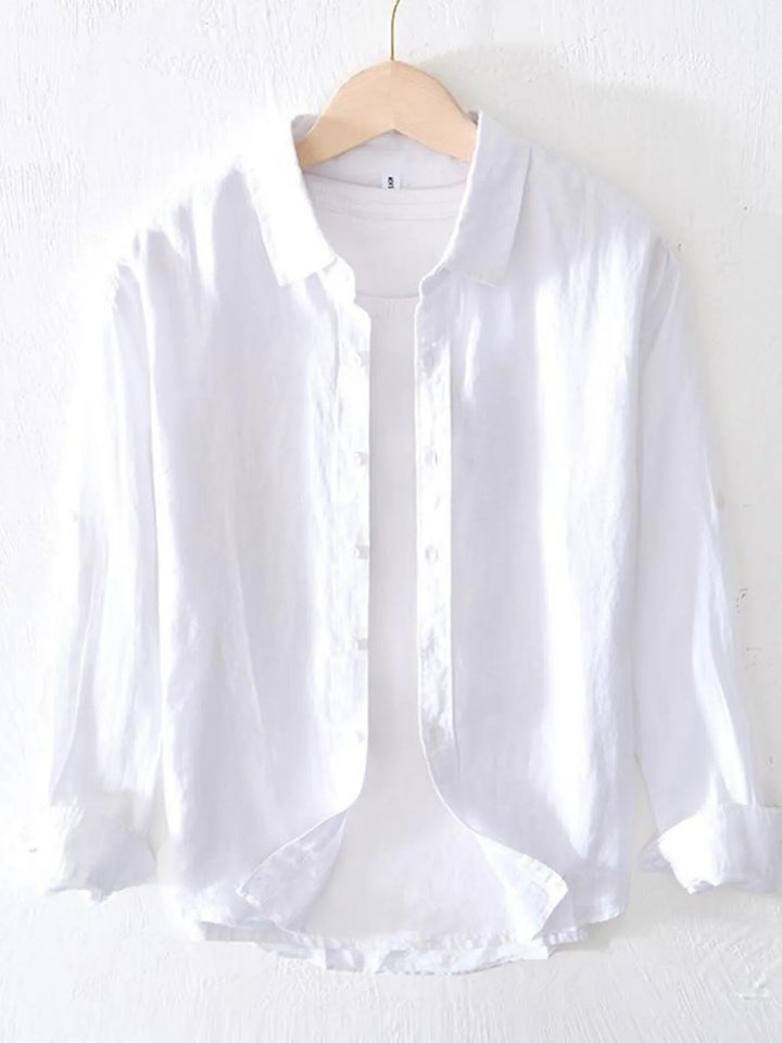 Men's Full Size Button Up Long Sleeve Shirt Plus Size