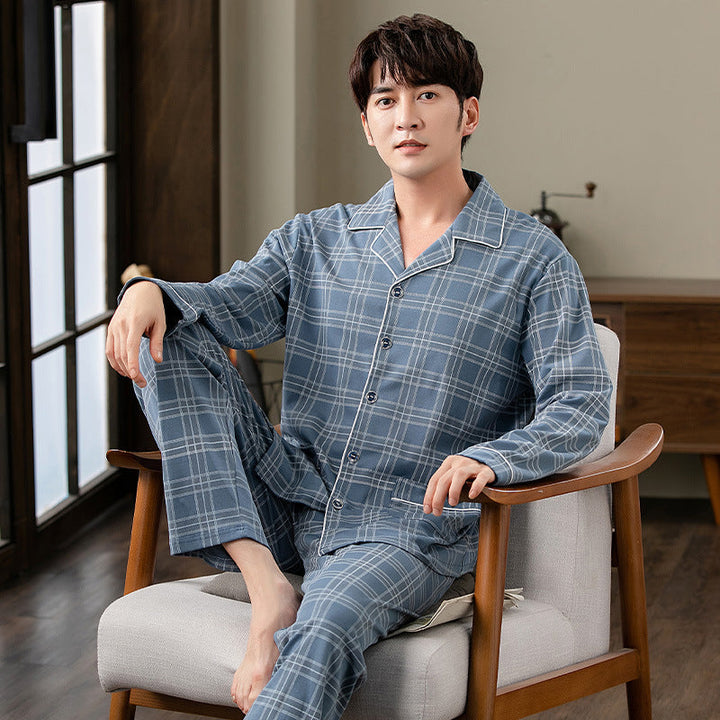 Cardigan Can Be Worn Outside Dad Wear Homewear Suit