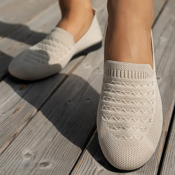 Breathable Knit Slip-On Loafers