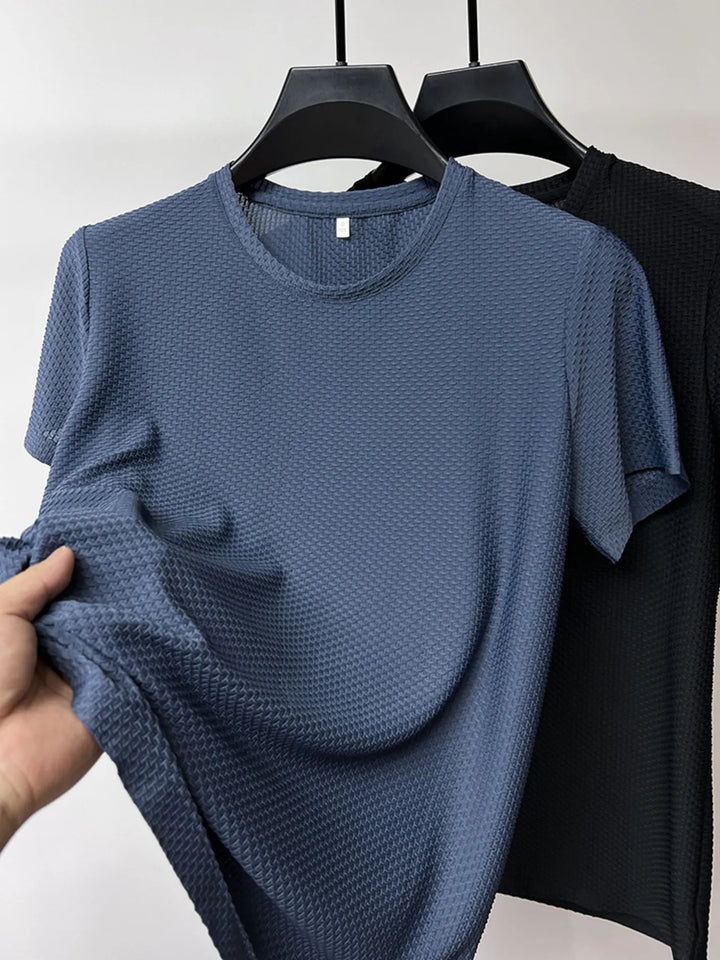 Men's Plus Size Round Neck Short Sleeve T-Shirt