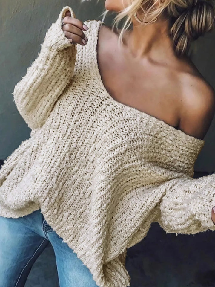 Loose Fit Long Sleeve Sweater