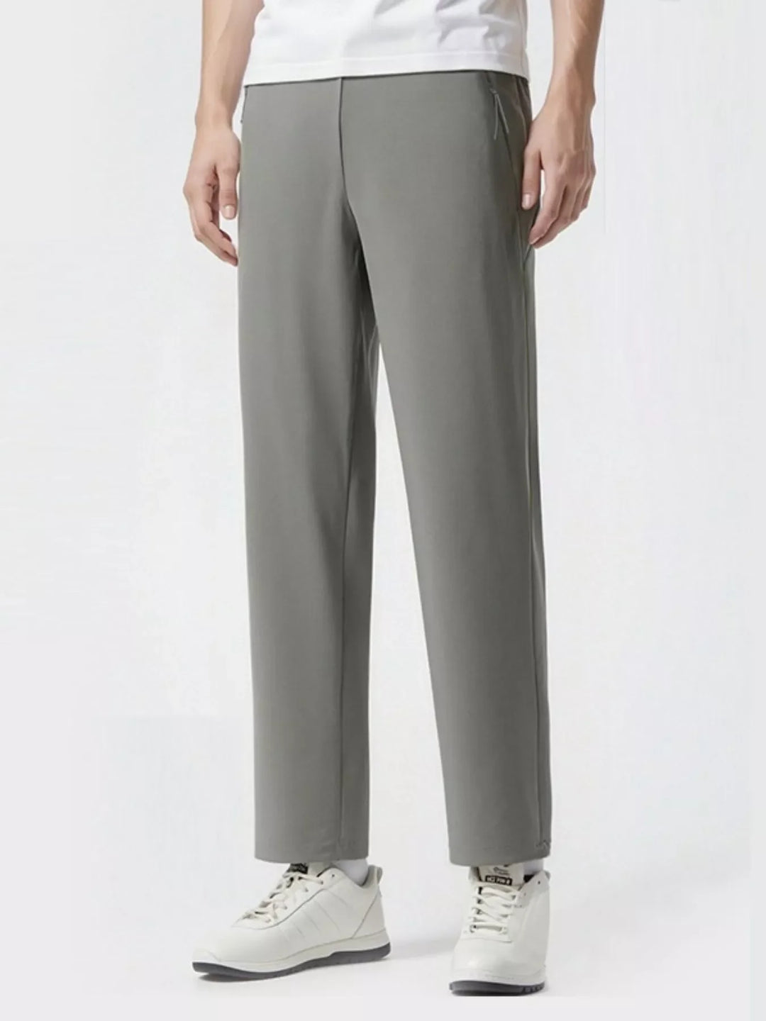 Men's Plus Size Casual Lightweight Straight-Leg Pants