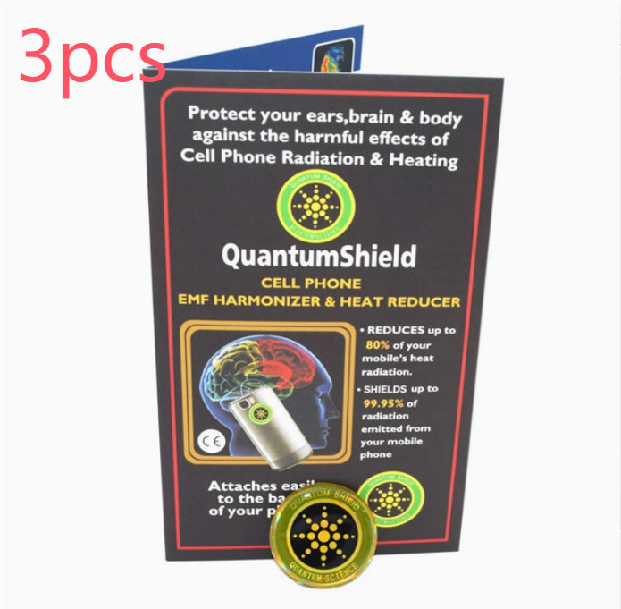 Cell phone radiation protection stickers