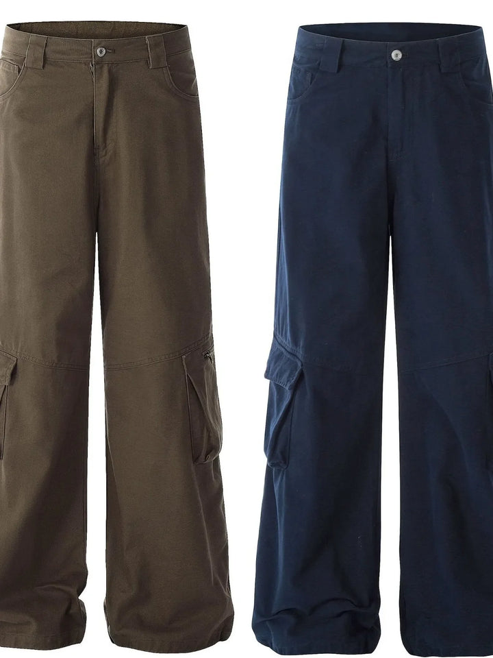 Men's Wide Leg Cargo Pants