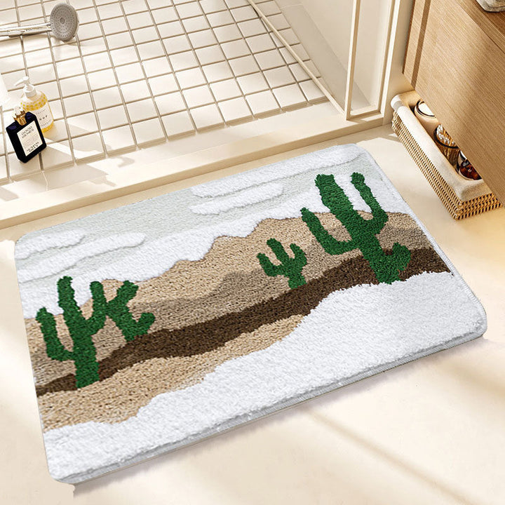 Wear-resistant Bedside Rug Doorway Water-absorbent Non-slip Doormat