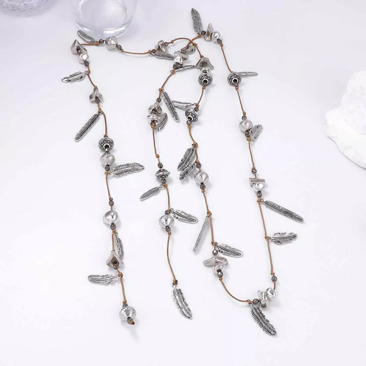Leaf Chain Layered Necklace