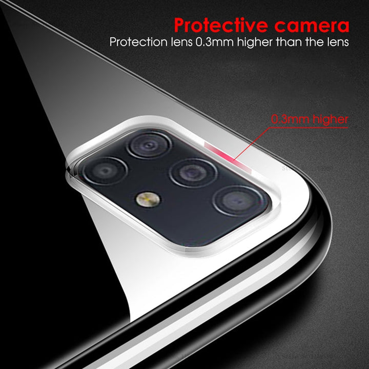 Air bag transparent soft silicone mobile phone case