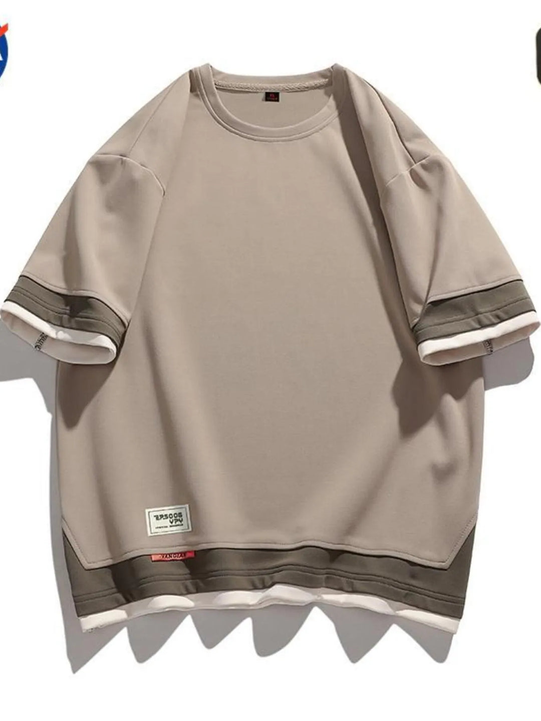 Men's Plus Size Casual Loose Fit Short Sleeve T-Shirt