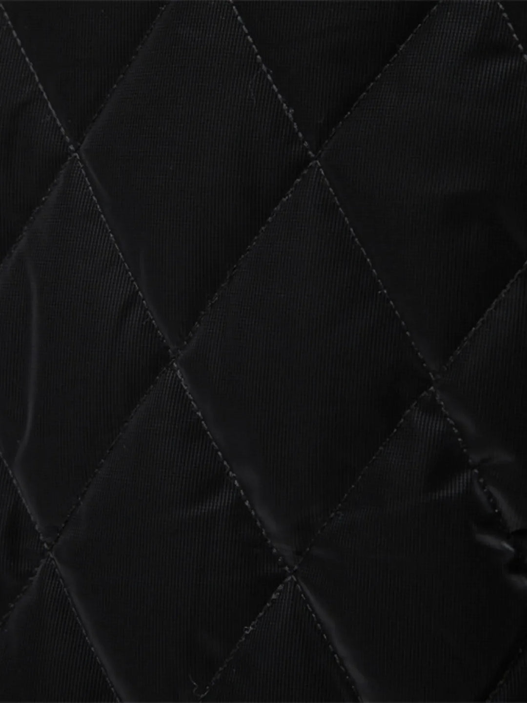 Men's Quilted Snap Down Long Sleeve Jacket