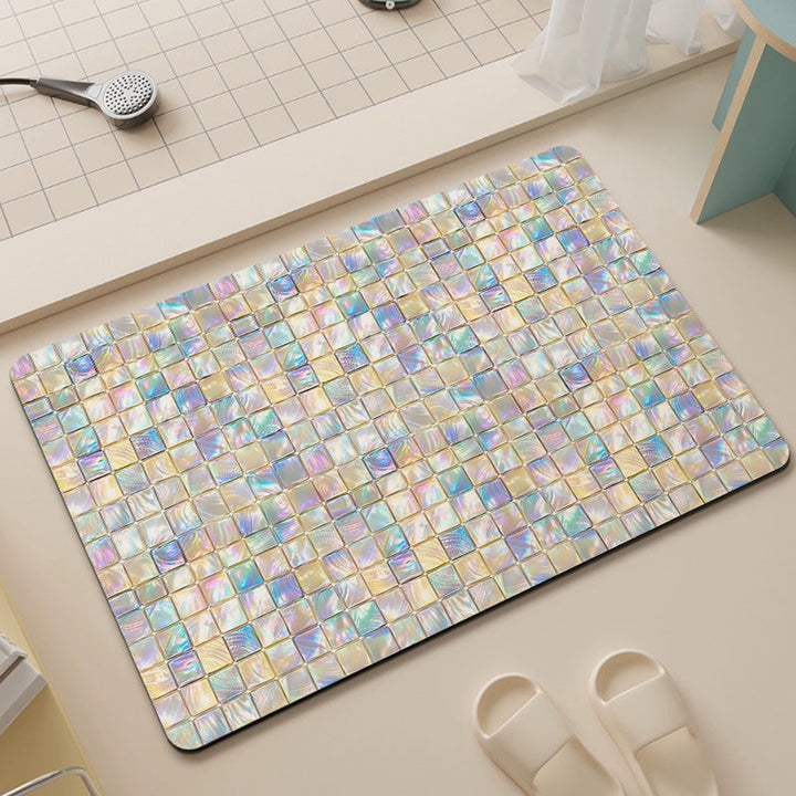 Quick-drying Door Mat Dirt- And Scratch-resistant Foot Mat Diatomaceous Earth Floor Mat
