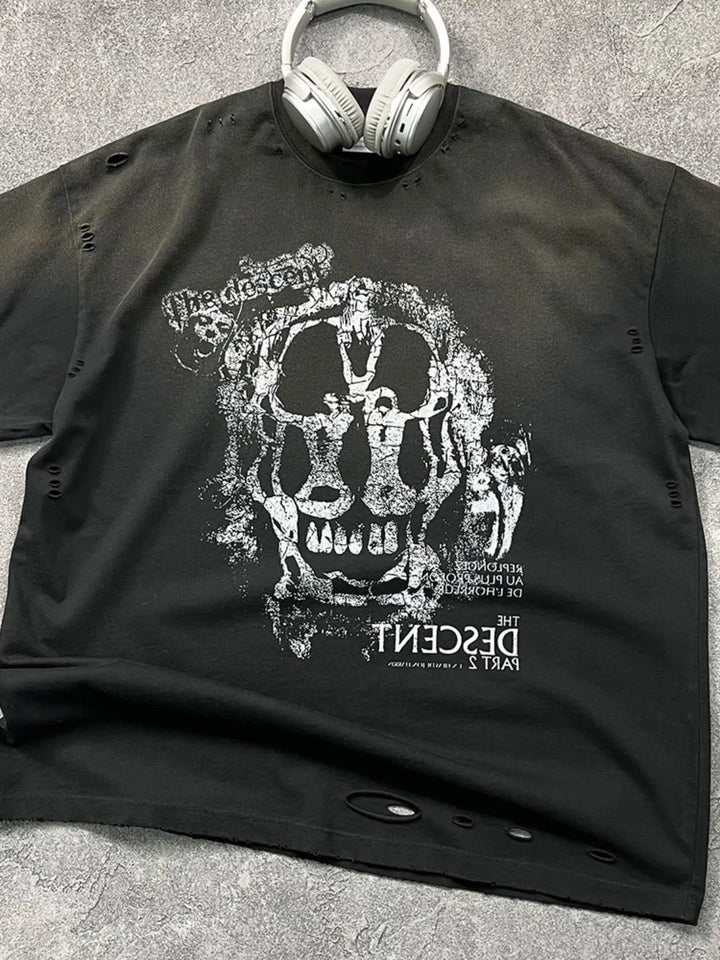 Men's Graphic Round Neck Half Sleeve T-Shirt