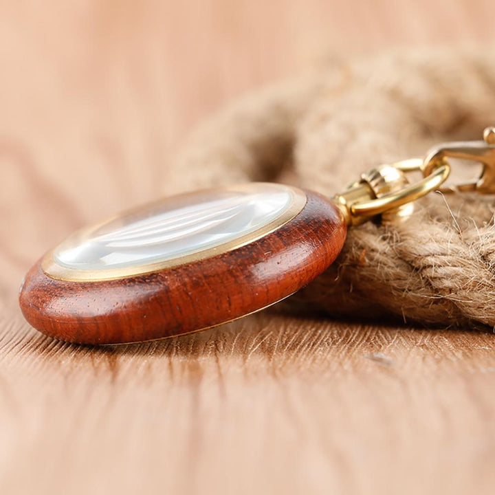 Mahogany Roman Pocket Watch