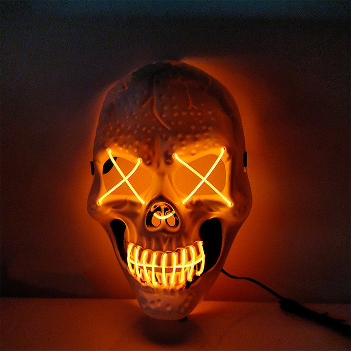 Halloween Skull Glowing Mask Bar Night Horror