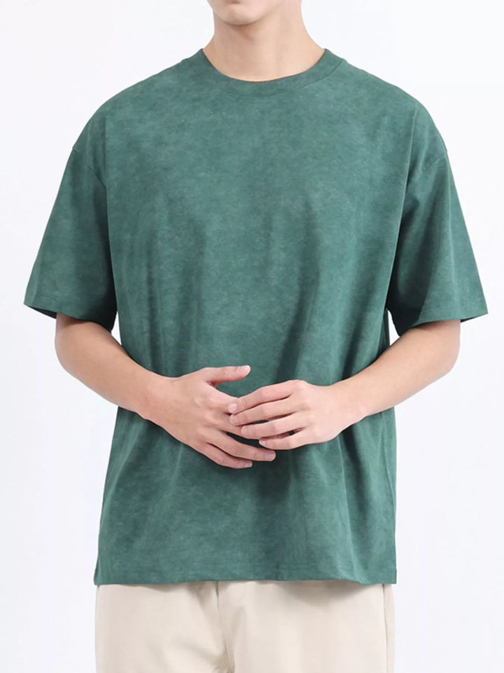 Men's Plus Size Round Neck Short Sleeve T-Shirt