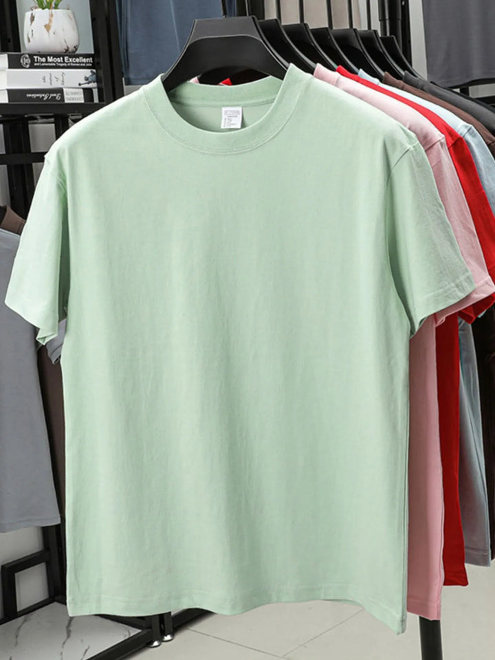 Men's Full Size Round Neck Short Sleeve T-Shirt Plus Size