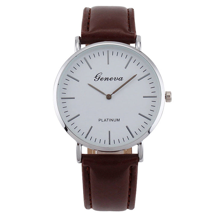 Ultra-thin Minimalist Leather Belt For Men