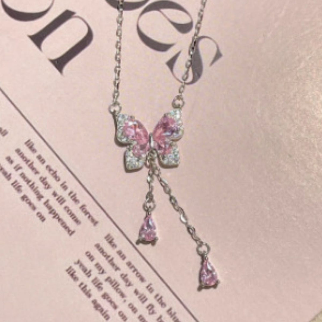 925 Sterling Silver Butterfly Necklace
