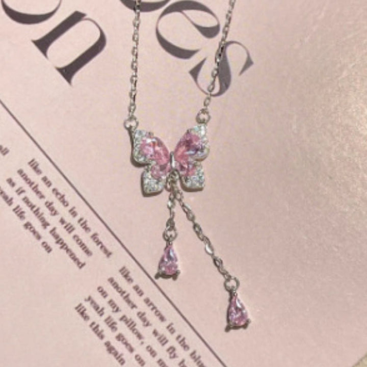 925 Sterling Silver Butterfly Necklace