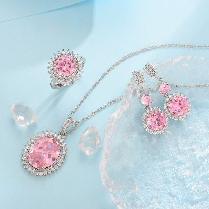 High-end Luxurious Three-piece Ring Setstylish Versatile And Perfect For Expressing Your Unique Personality