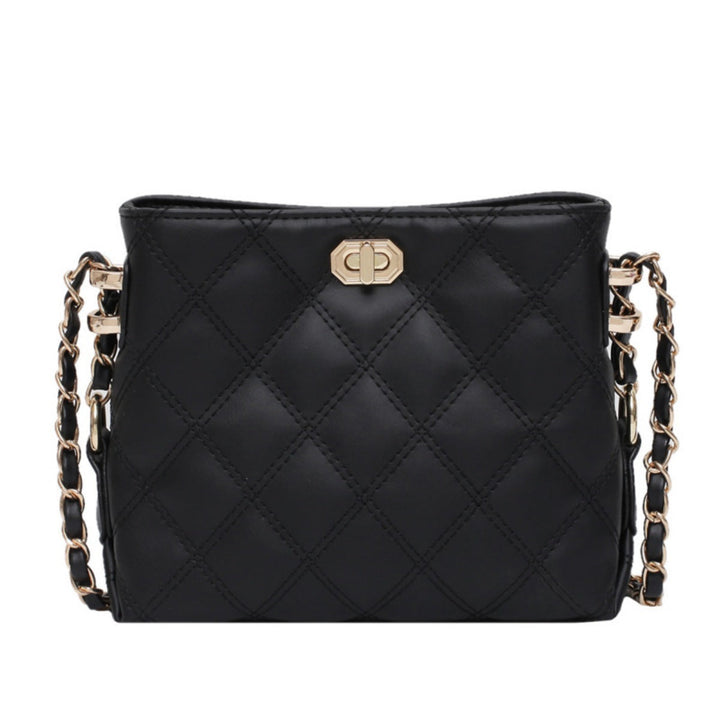 Quilted Chain Strap Crossbody Bag