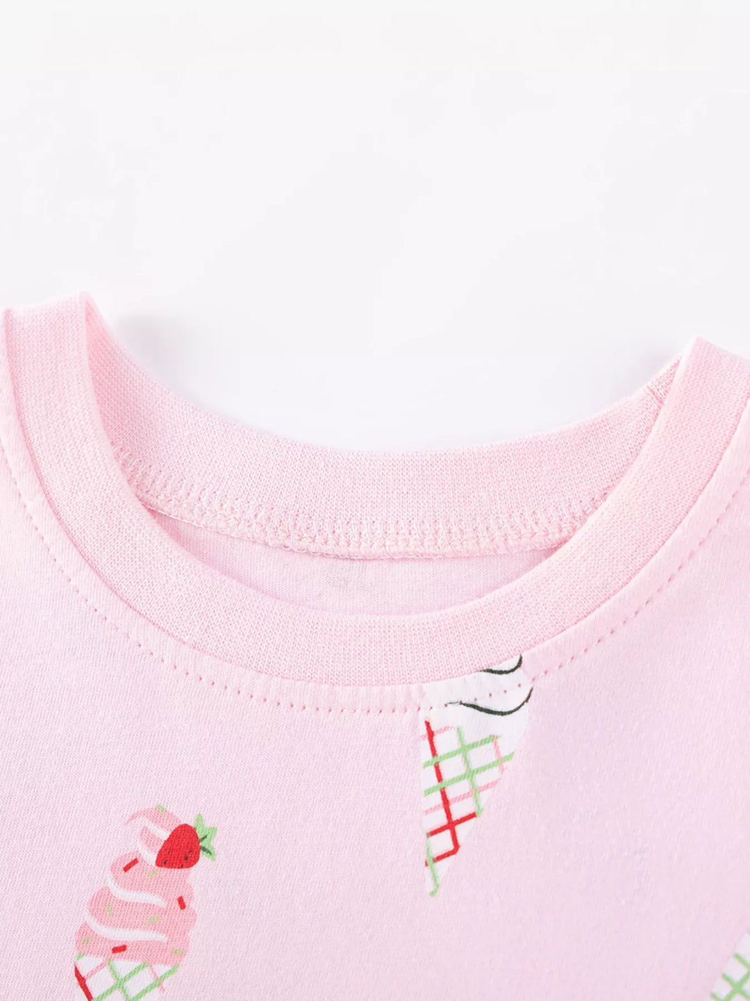 Children's Ice Cream Print Casual Dress