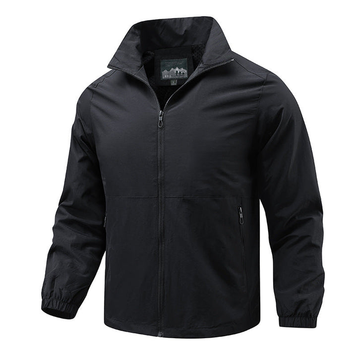 Outdoor Breathable Casual Jacket Mid- To Young-Adult Stand-Collar Jacket