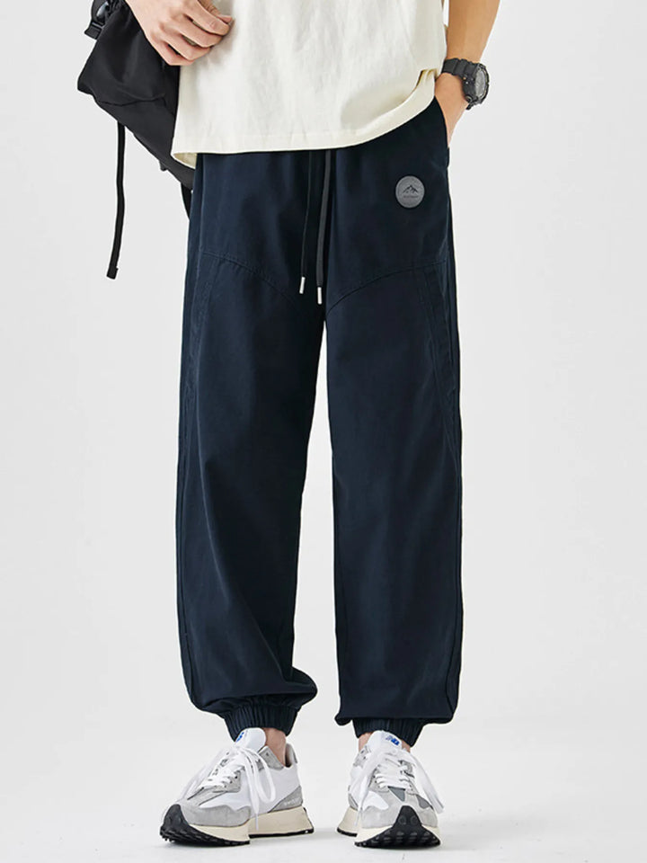 Men's Plus Size Casual Loose Fit Drawstring Pants