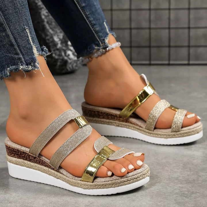 Open Toe Wedge Sandals