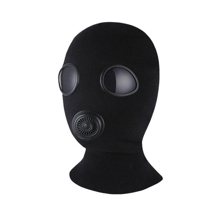 Creative Funny Hat Riding Fleece-lined Neck Protection Glasses Pullover Mask