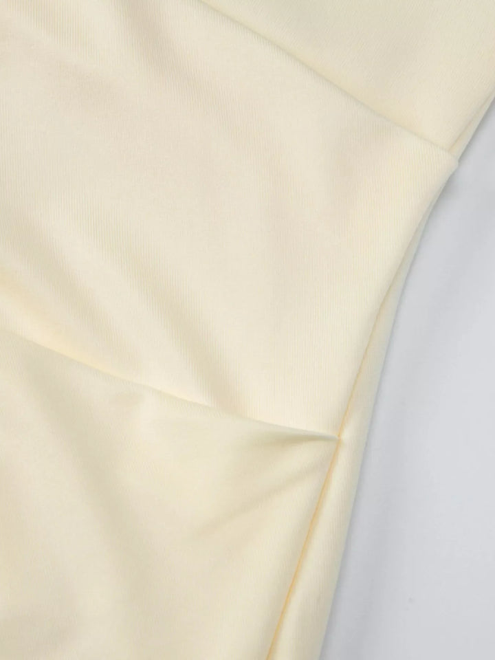 Split Backless Halter Neck Maxi Dress