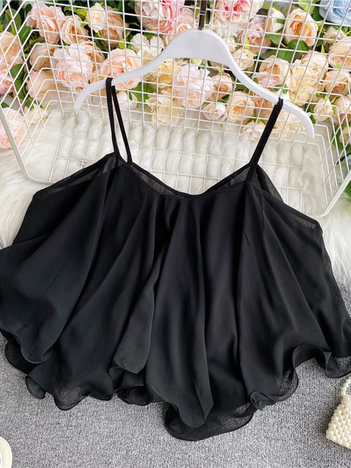 Ruffled Flowy Cami