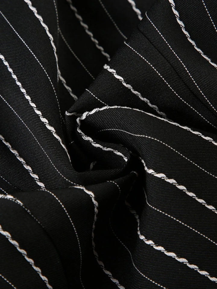 Striped Button-Down Collared Neck Shirt