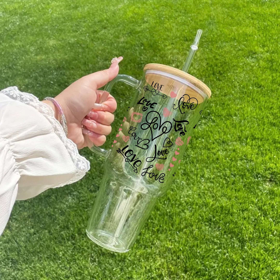 Love Notes Glass Cup