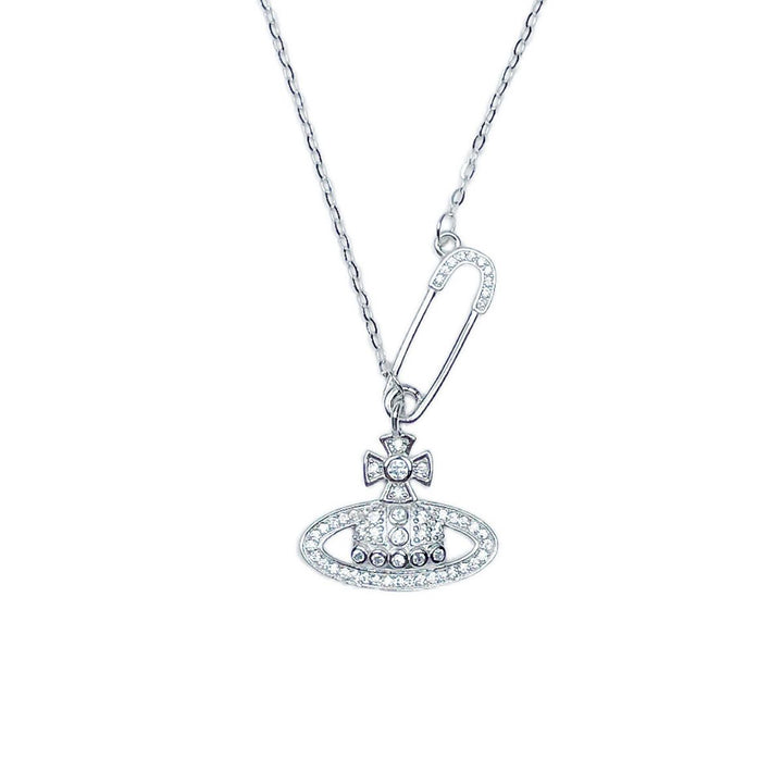 925 Sterling Silver Zircon Pendant Necklace