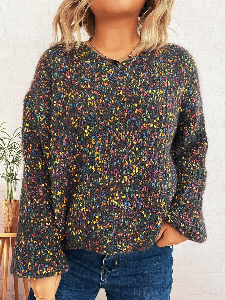 Colorful Long Sleeve Sweater