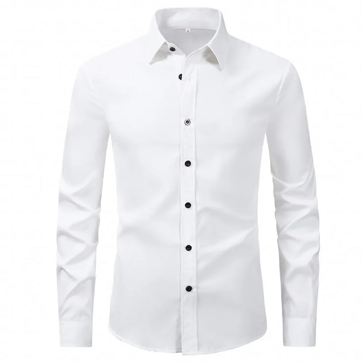 Men's Plus Size Button Up Long Sleeve Shirt