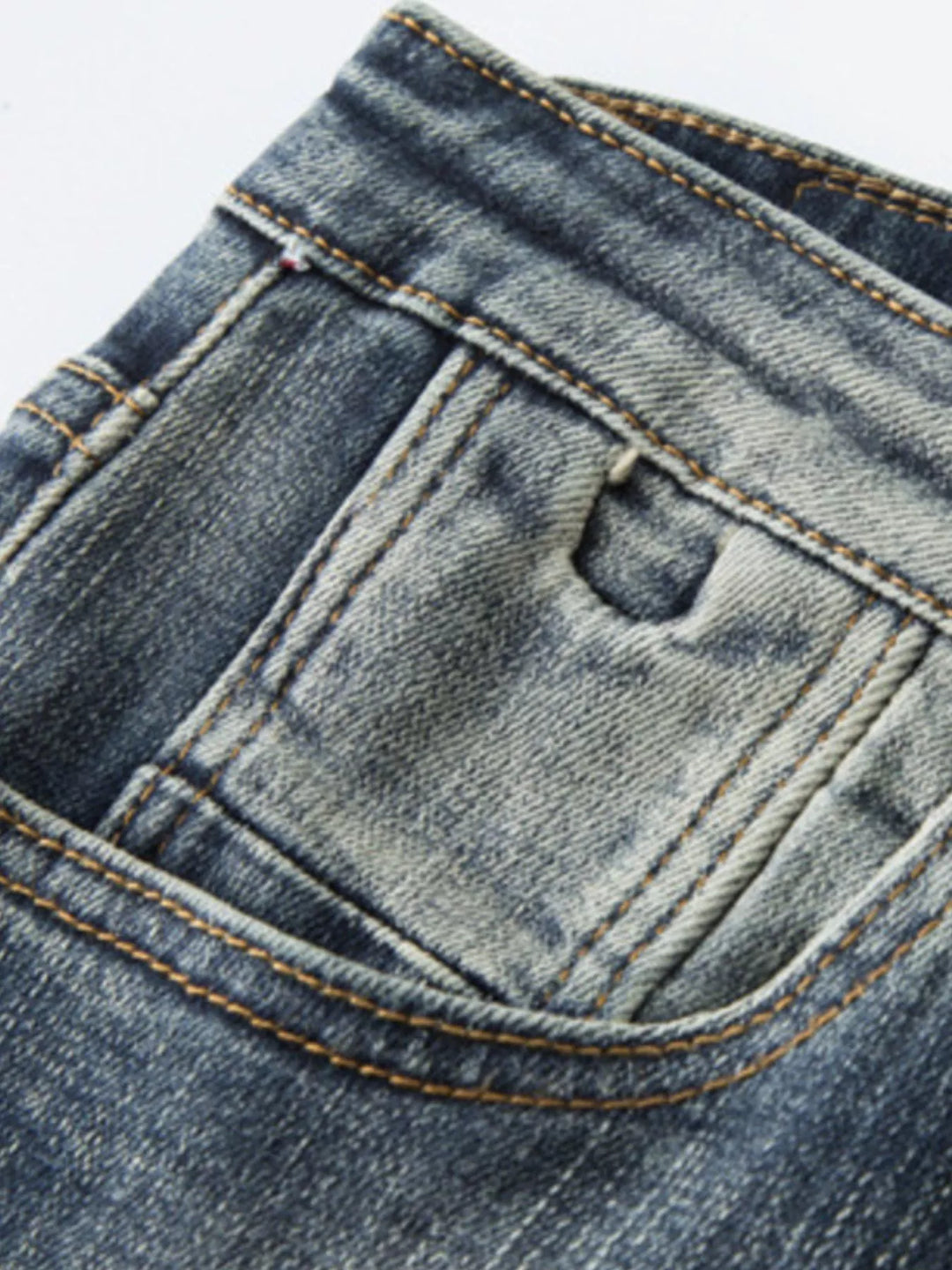 Men's Vintage Wash Slim Fit Jeans