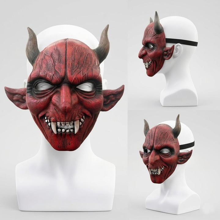 Halloween Red Devil Mask Carnival Decoration