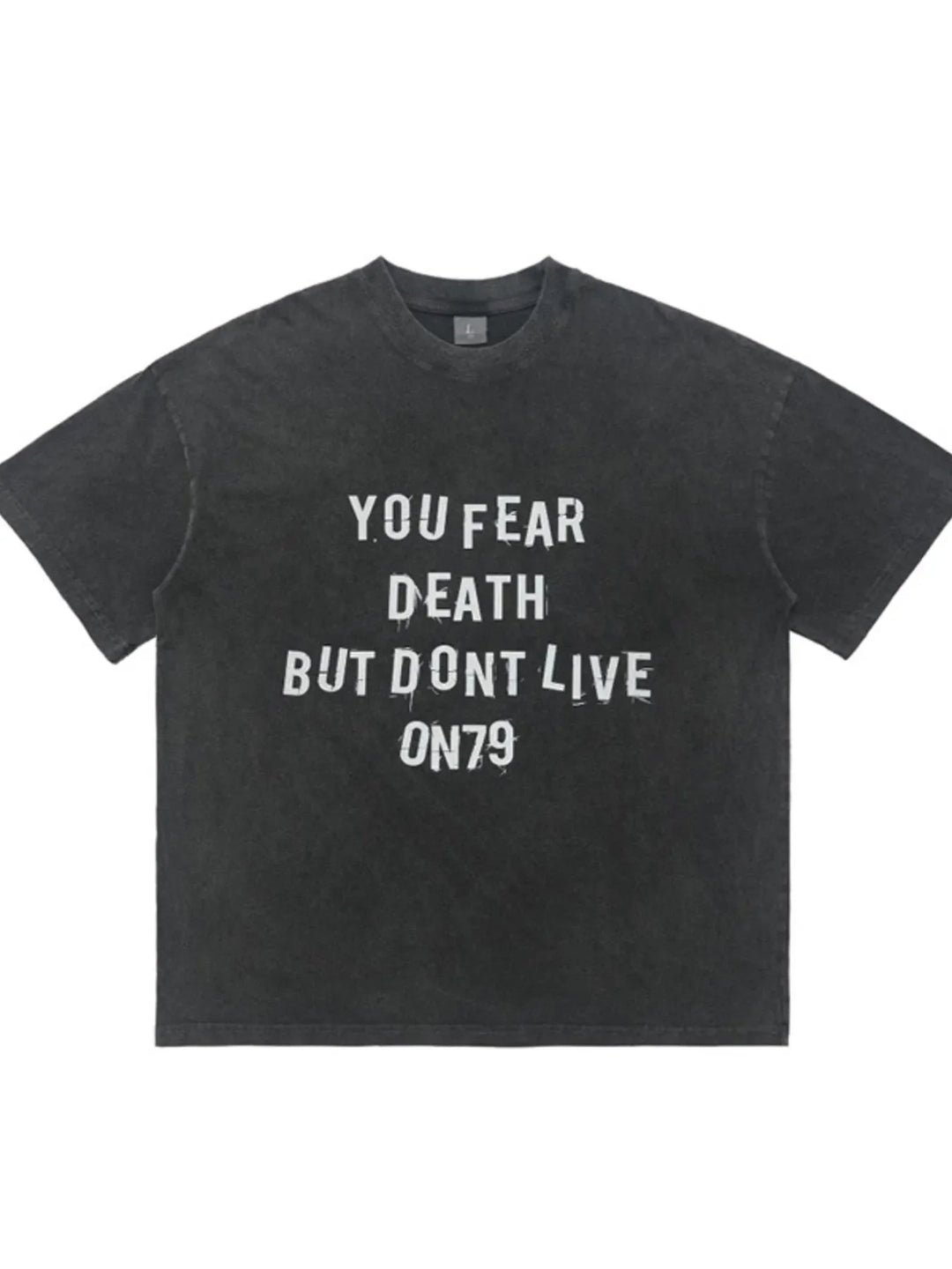 Men's Letter Graphic Round Neck Short Sleeve T-Shirt