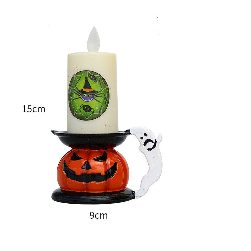 Halloween simulation candle decoration light