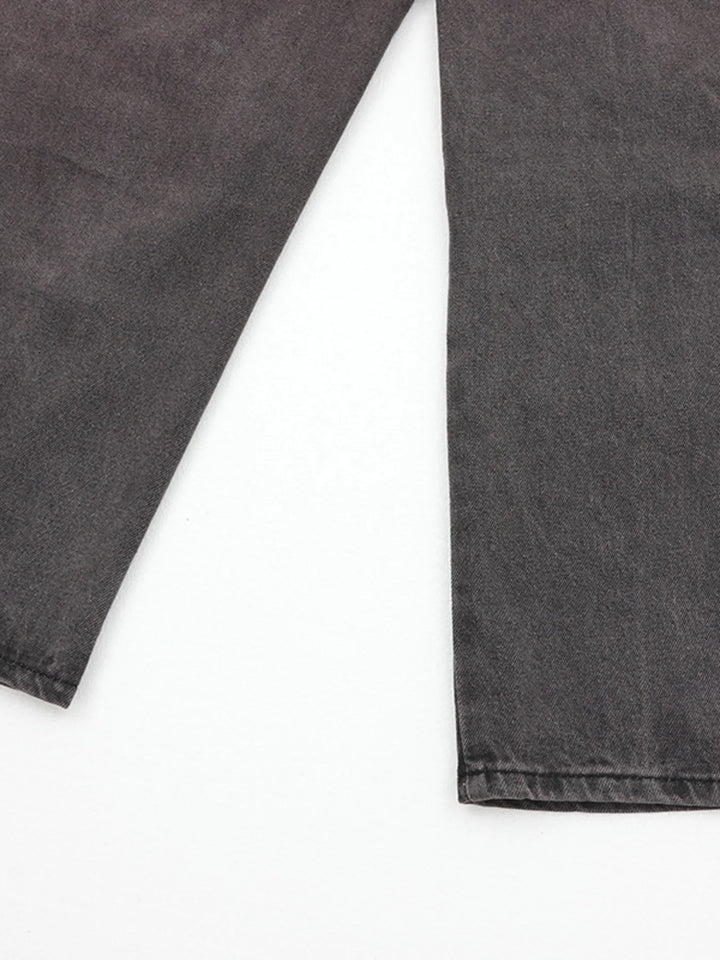 Men's Multi-Pocket Cargo Straight Jeans