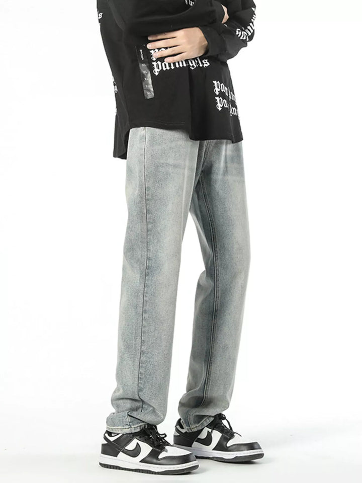 Men's Vintage Wash Loose Fit Jeans