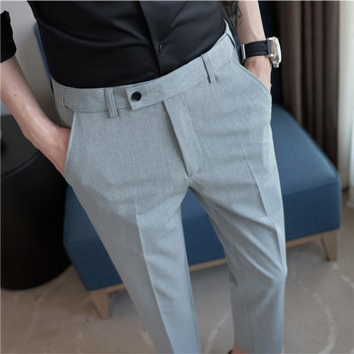 SpringSummer New Arrival Light-Luxury, Wrinkle-Resistant, Stretch-Waist Casual Suit Trousers For Men