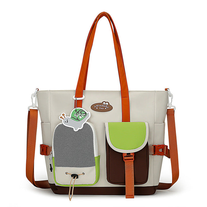 Womens Large-capacity Casual One-shoulder Crossbody Bag