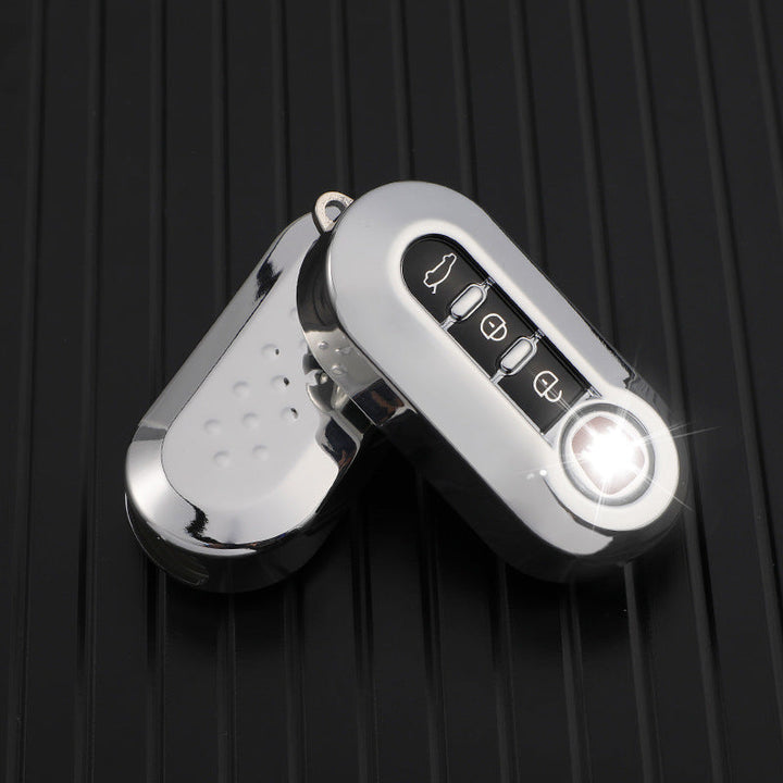 Silicone Key Fob Cover Case for - 3 Button Folding Remote Key Shell Protector